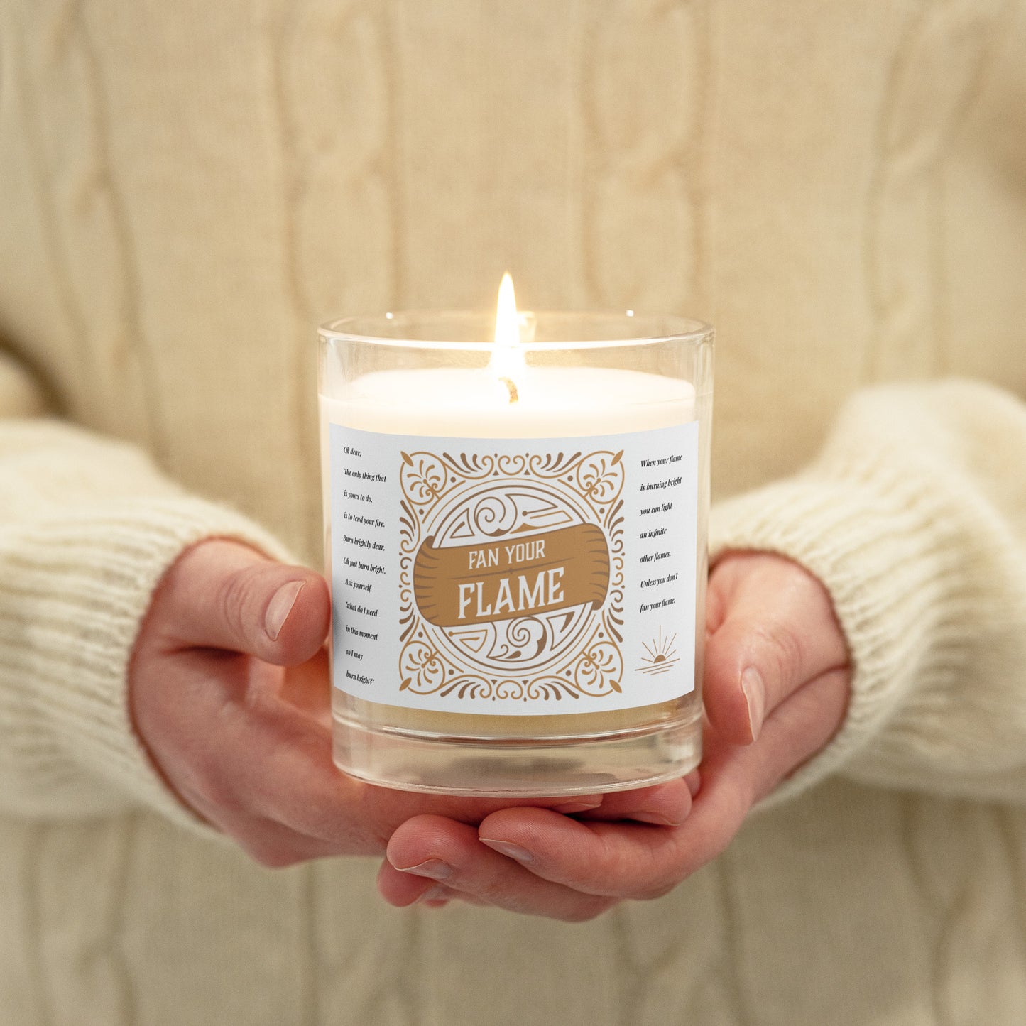 Fan Your Flame Candle