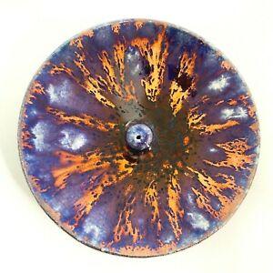 Raku Incense Holder