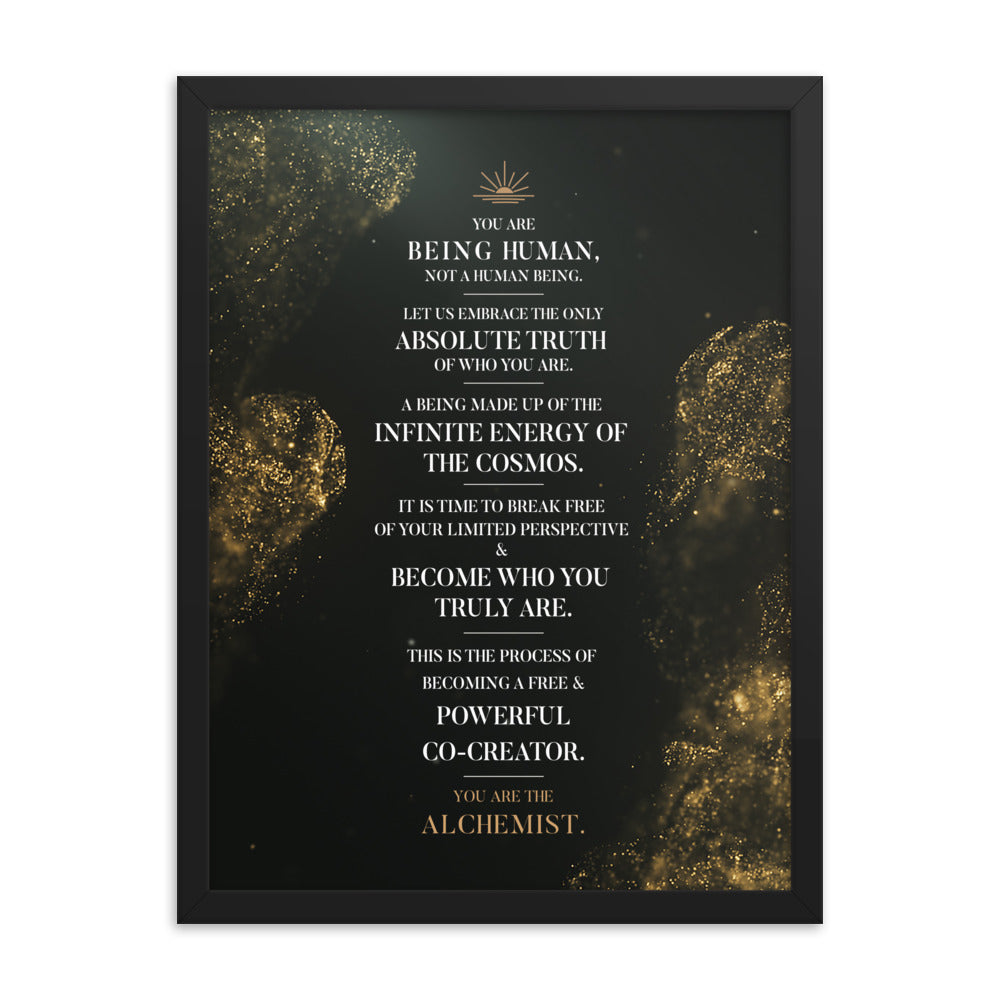 You are the Alchemist Framed Poster